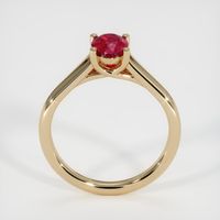 0.91 Ct. Ruby Ring, 14K Yellow Gold 3