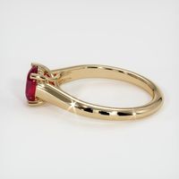 0.91 Ct. Ruby Ring, 14K Yellow Gold 4