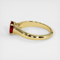 0.95 Ct. Ruby Ring, 14K Yellow Gold 4
