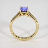 1.50 Ct. Purplish Blue Sapphire Ring, 14K Yellow Gold 3