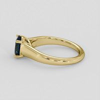 1.05 Ct. Bi Color / Parti Sapphire Ring, 14K Yellow Gold 4