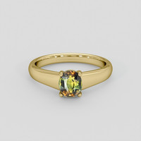 1.57 Ct. Bi Color Sapphire Ring, 14K Yellow Gold 1