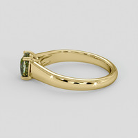 1.57 Ct. Bi Color Sapphire Ring, 14K Yellow Gold 4