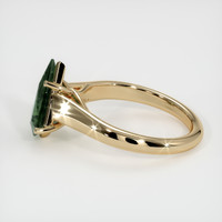2.18 Ct. Green Sapphire Ring, 14K Yellow Gold 4