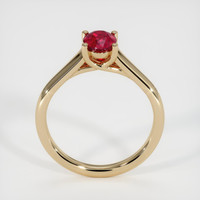 0.91 Ct. Ruby Ring, 18K Yellow Gold 3