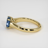 2.11 Ct. Blue Sapphire Ring, 18K Yellow Gold 4