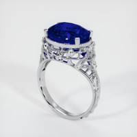 9.60 Ct. Sapphire Ring, Platinum 950 2