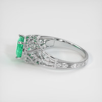 1.64 Ct. Emerald Ring, Platinum 950 4