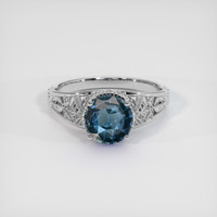 1.60 Ct. Gemstone Ring, Platinum 950 1