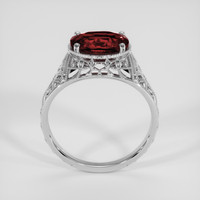 2.48 Ct. Red Almandine Garnet Ring, Platinum 950 3
