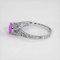 1.05 Ct. Purple Sapphire Ring, Platinum 950 4