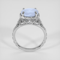 4.14 Ct. White Sapphire Ring, Platinum 950 3