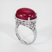 17.55 Ct. Ruby Ring, Platinum 950 2