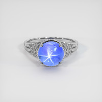 3.60 Ct. Bluish Purple Sapphire Ring, Platinum 950 1