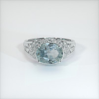1.24 Ct. Sapphire Ring, Platinum 950 1