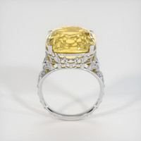 11.50 Ct. Yellow Sapphire Ring, Platinum 950 3