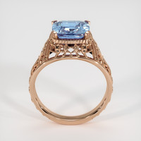 3.09 Ct. Bi Color Sapphire Ring, 14K Rose Gold 3