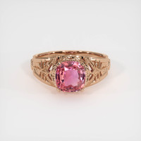1.61 Ct. Sapphire Ring, 14K Rose Gold 1