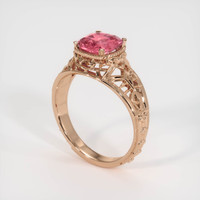 1.61 Ct. Sapphire Ring, 14K Rose Gold 2