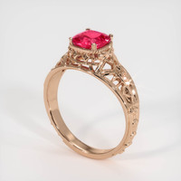 1.21 Ct. Sapphire Ring, 18K Rose Gold 2