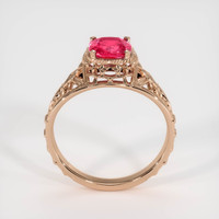 1.21 Ct. Sapphire Ring, 18K Rose Gold 3