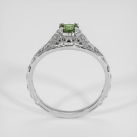0.49 Ct. Green Sapphire Ring, Silver 3