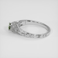 0.49 Ct. Green Sapphire Ring, Silver 4