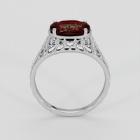 2.48 Ct. Red Almandine Garnet Ring, 10K White Gold 3