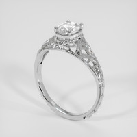 1.10 Ct. White Spinel Ring, 10K White Gold 2