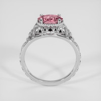 1.05 Ct. Pink Sapphire Ring, 10K White Gold 3