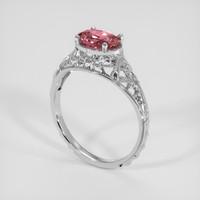 1.04 Ct. Bi Color / Parti Sapphire Ring, 10K White Gold 2