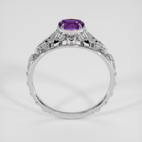 0.51 Ct. Purple Sapphire Ring, 10K White Gold 3