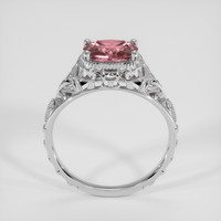 1.34 Ct. Purplish Pink Sapphire Ring, 10K White Gold 3