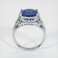 3.80 Ct. Sapphire Ring, 14K White Gold 3