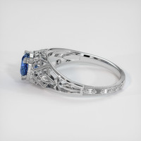 1.20 Ct. Sapphire Ring, 18K White Gold 4