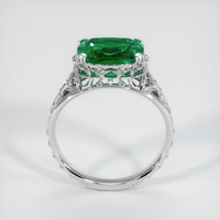 2.71 Ct. Emerald Ring, 18K White Gold 3