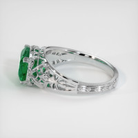 2.71 Ct. Emerald Ring, 18K White Gold 4