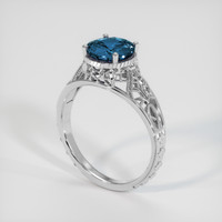 1.60 Ct. Gemstone Ring, 18K White Gold 2