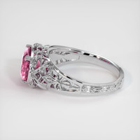 2.09 Ct. Sapphire Ring, 18K White Gold 4