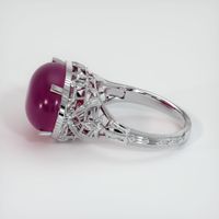 24.98 Ct. Ruby Ring, 18K White Gold 4