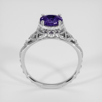 1.44 Ct. Color Change Sapphire Ring, 18K White Gold 3
