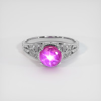2.12 Ct. Sapphire Ring, 18K White Gold 1