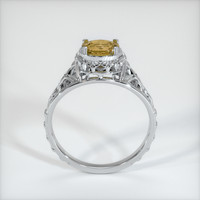 0.81 Ct. Sapphire Ring, 18K White Gold 3