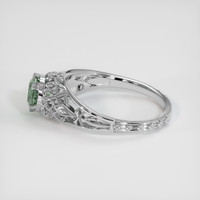 0.90 Ct. Sapphire Ring, 18K White Gold 4