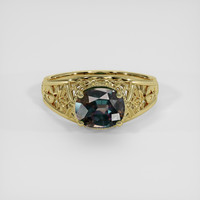 1.74 Ct. Multi Color Sapphire Ring, 10K Yellow Gold 1