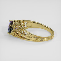 1.74 Ct. Multi Color Sapphire Ring, 10K Yellow Gold 4