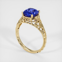 3.24 Ct. Sapphire Ring, 14K Yellow Gold 2