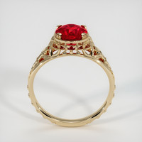1.38 Ct. Ruby Ring, 14K Yellow Gold 3