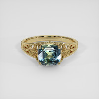 3.02 Ct. Bi Color / Parti Sapphire Ring, 14K Yellow Gold 1