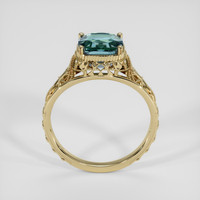 3.02 Ct. Bi Color / Parti Sapphire Ring, 14K Yellow Gold 3